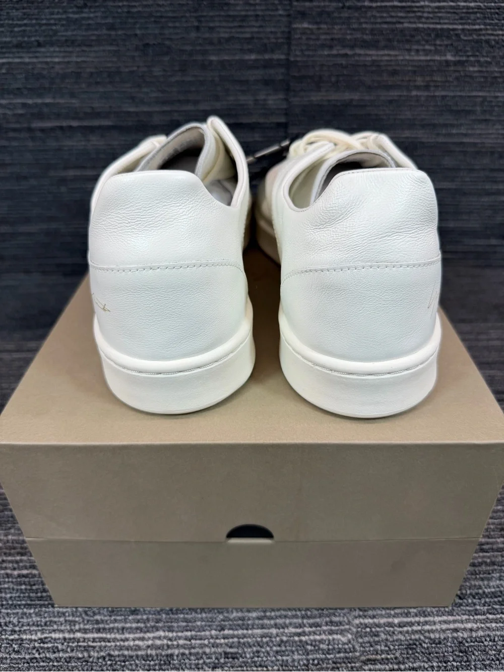 Adidas Y-3 Stan Smith Trainers Off White Leather Low-Profile Sneaker Mens 12 New